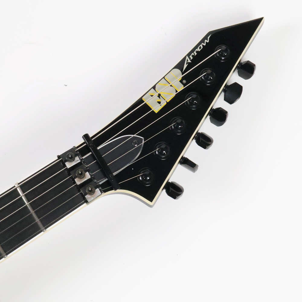 【中古】 エレキギター ESP ESP-ARROW FR TOKO Black BanG Dream! Morfonica TOKO 桐ヶ谷 透子モデル ヘッド
