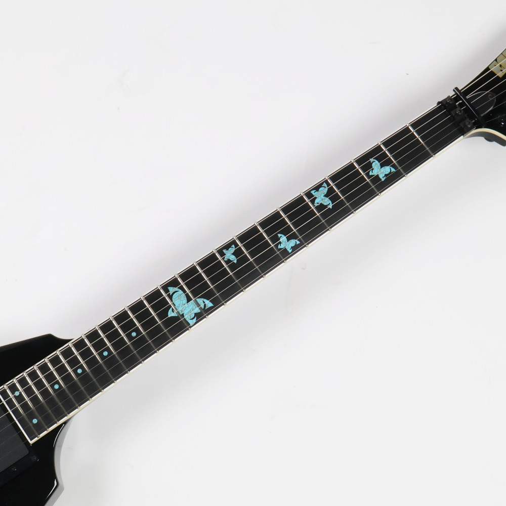 【中古】 エレキギター ESP ESP-ARROW FR TOKO Black BanG Dream! Morfonica TOKO 桐ヶ谷 透子モデル 指板