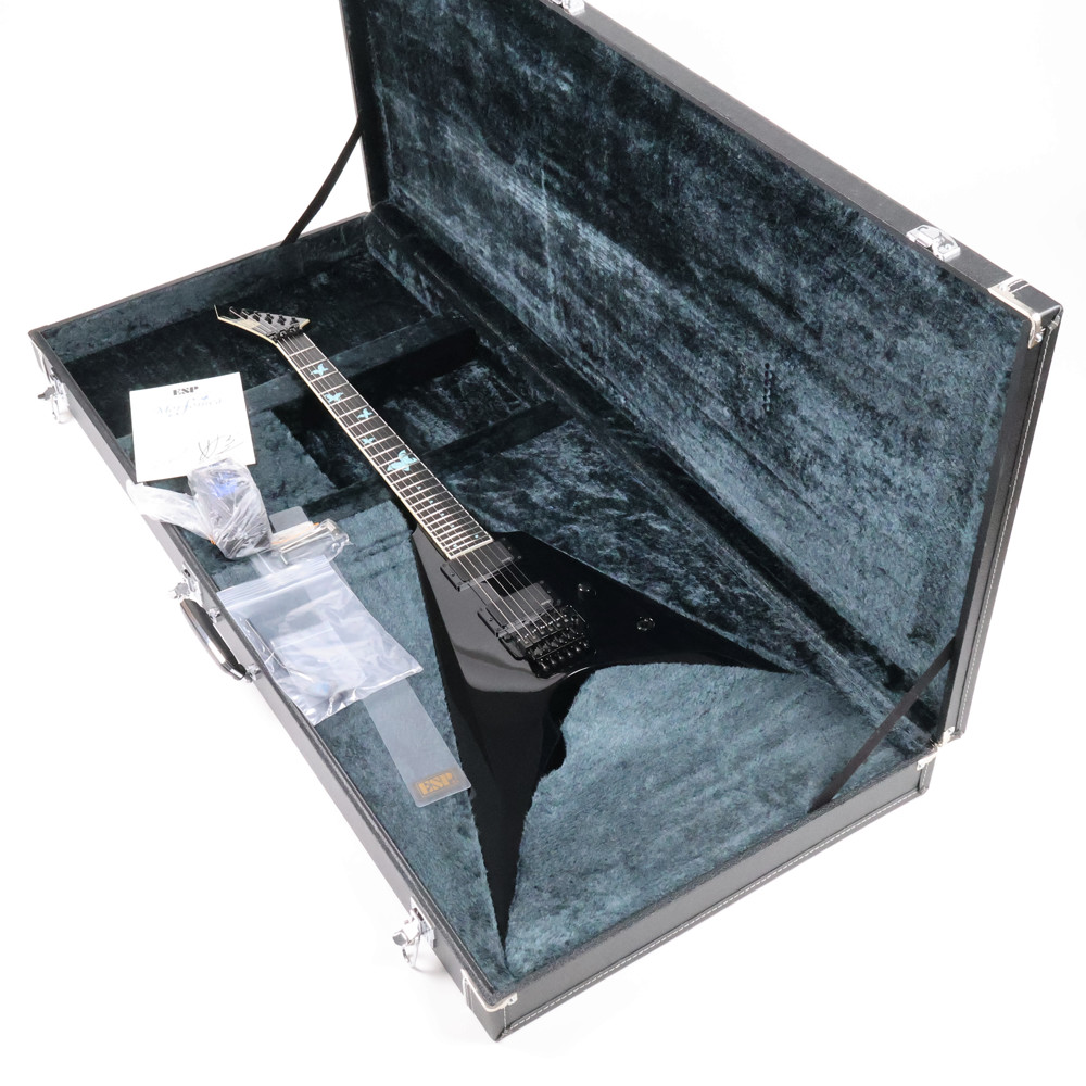 【中古】 エレキギター ESP ESP-ARROW FR TOKO Black BanG Dream! Morfonica TOKO 桐ヶ谷 透子モデル ケース