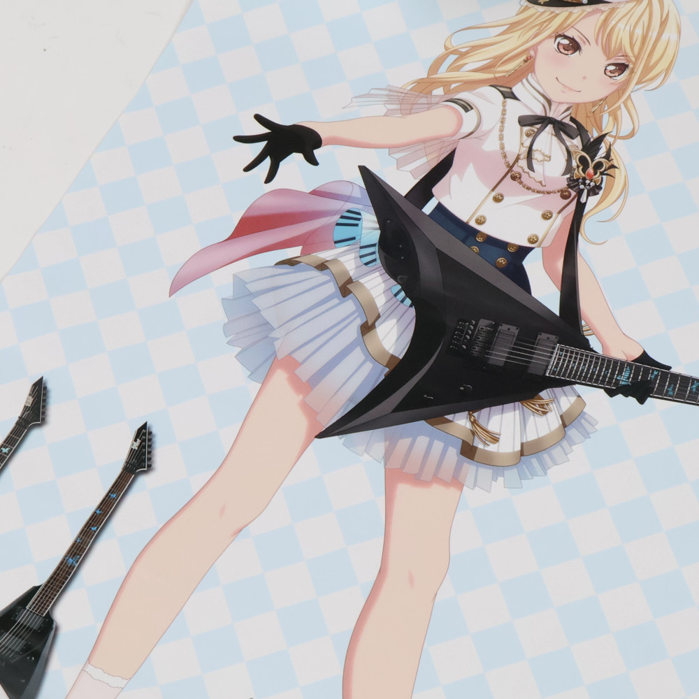 【中古】 エレキギター ESP ESP-ARROW FR TOKO Black BanG Dream! Morfonica TOKO 桐ヶ谷 透子モデル ポスター