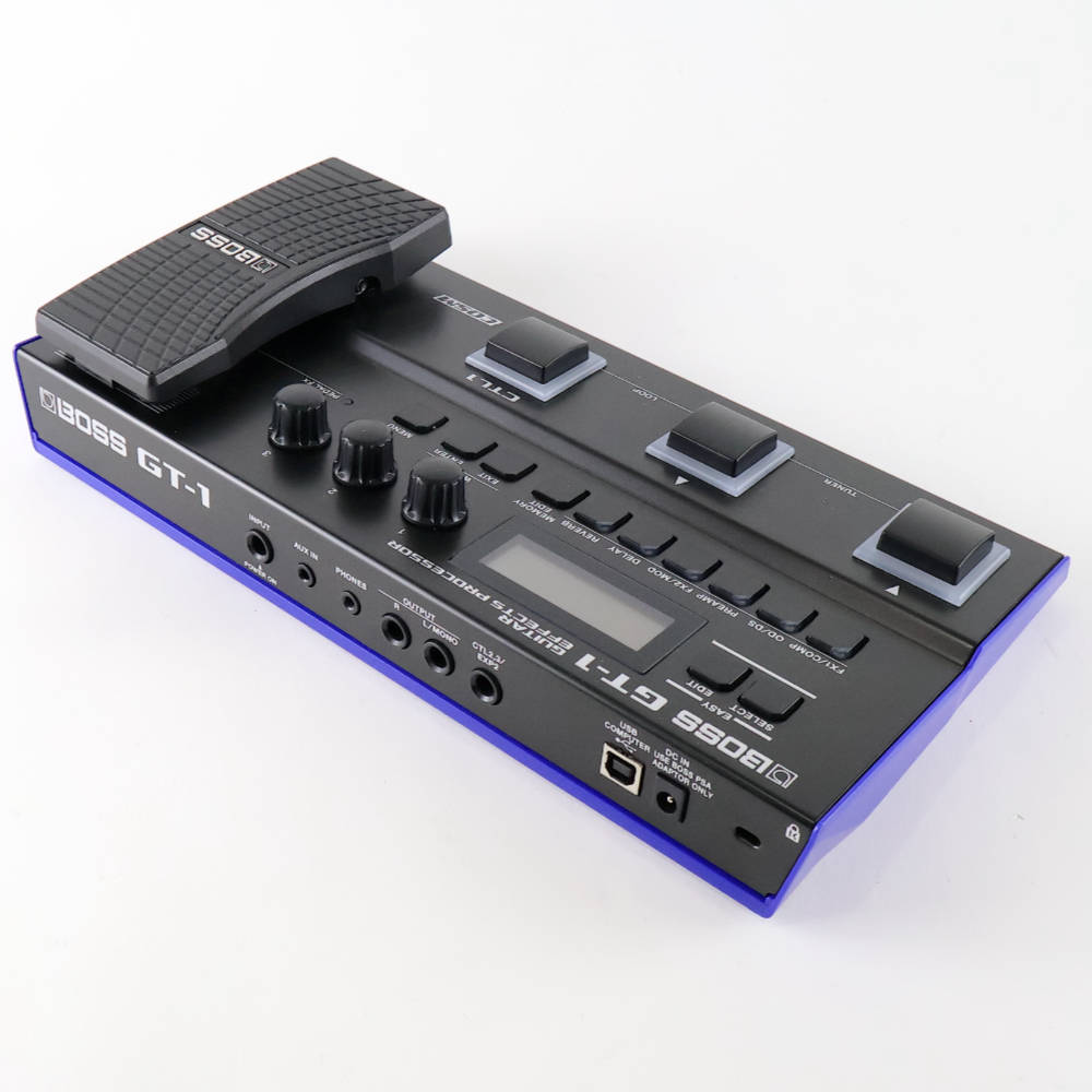 【中古】ボス マルチエフェクター BOSS GT-1 Guitar Effect Processor 左サイド