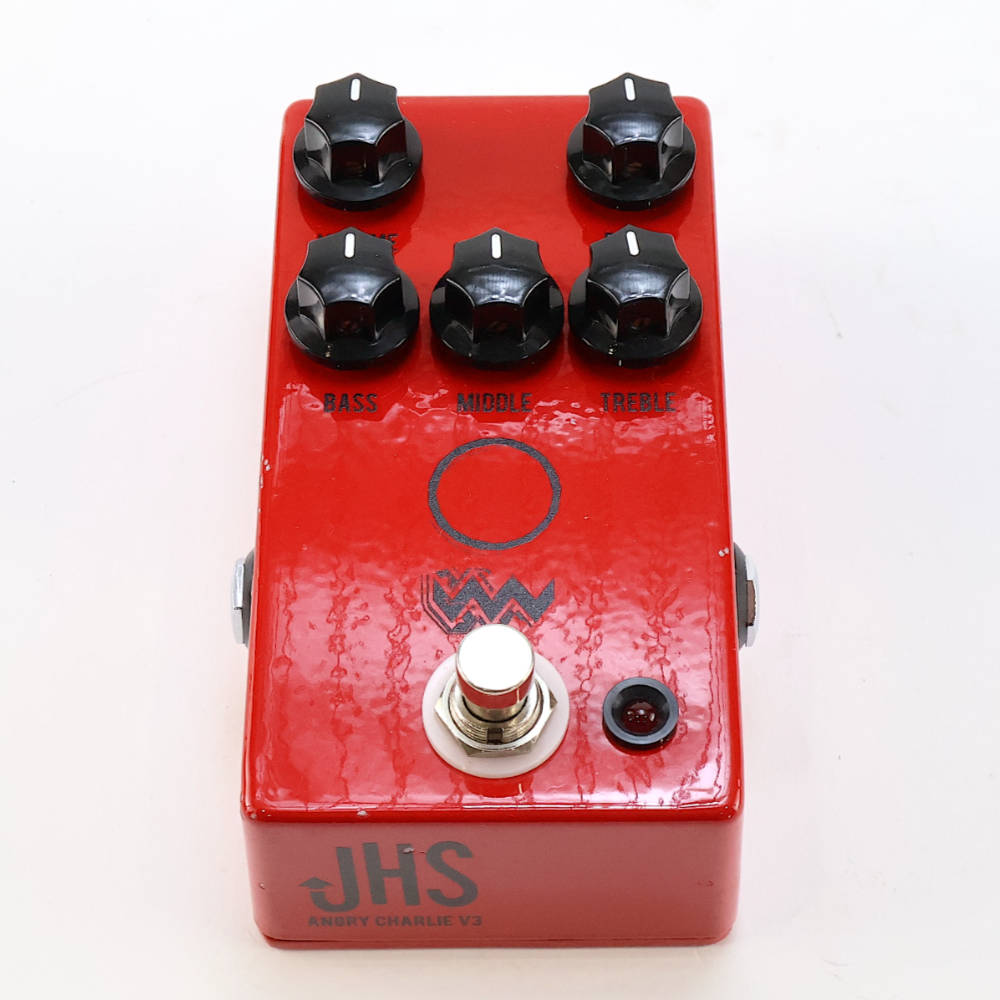 【中古】 ディストーション JHS Pedals Angry Charlie V3 オーバードライブ ディストーション ギターエフェクター 正面