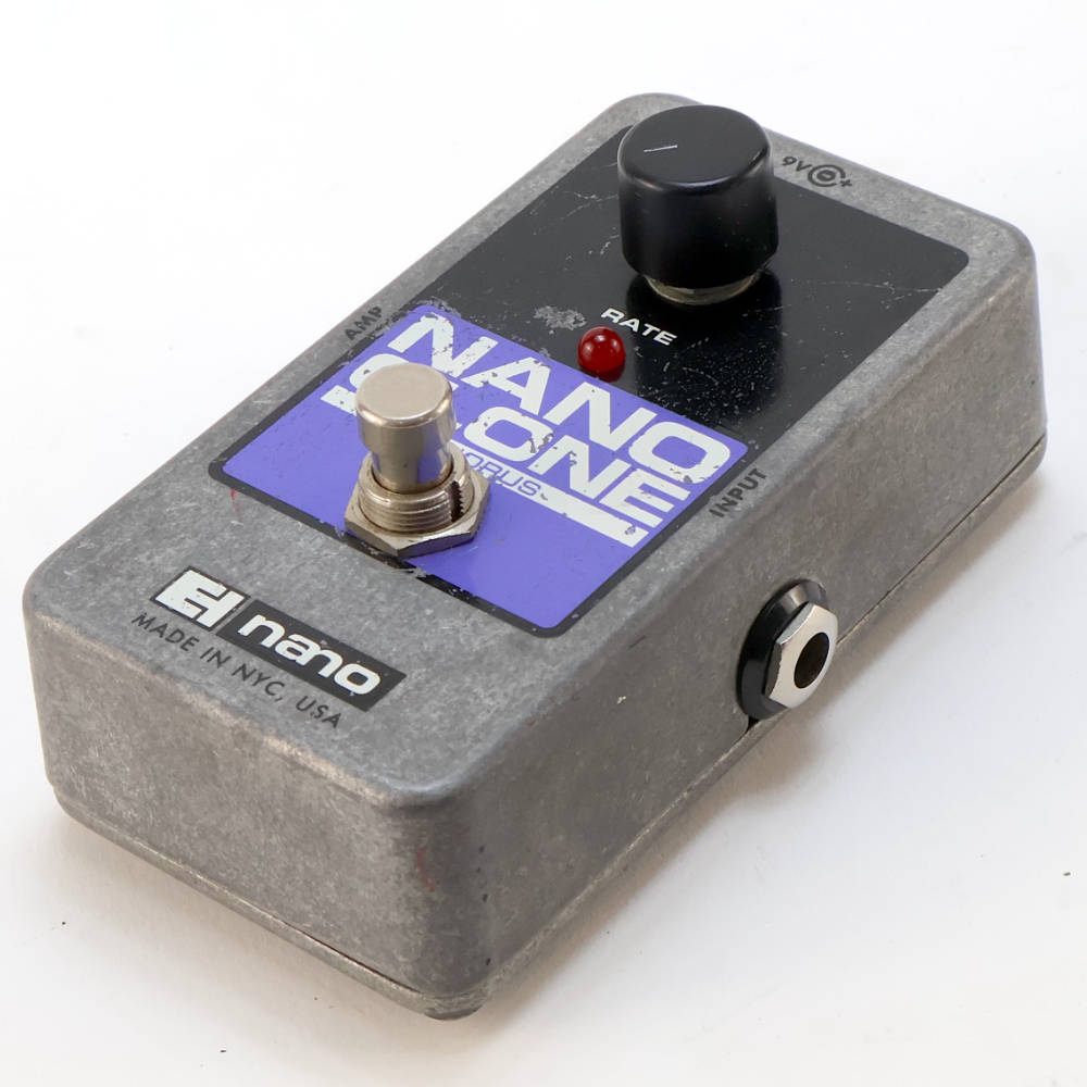 【中古】 コーラス エフェクター ELECTRO-HARMONIX NANO CLONE エレハモ ナノクローン 右サイド