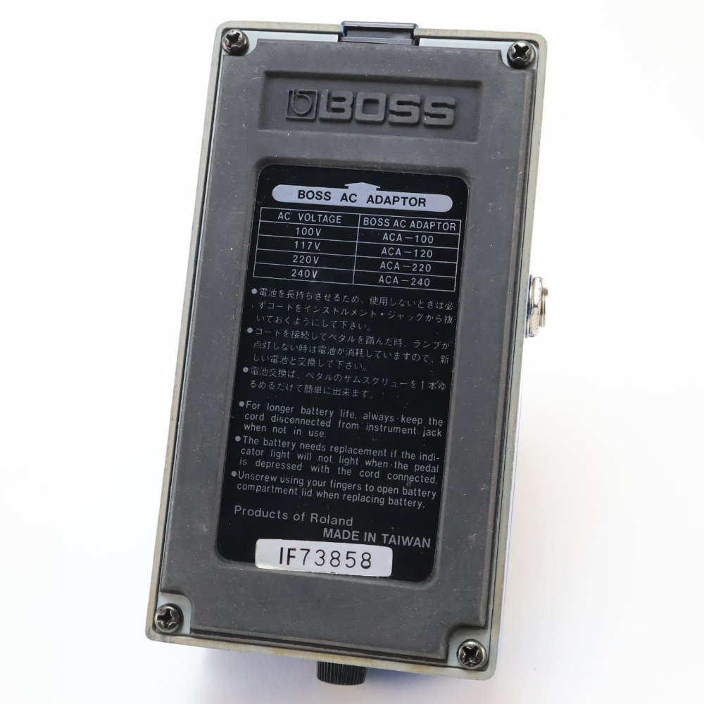 【中古】コンプレッサー エフェクター BOSS CS-3 Compression Sustainer ギターエフェクター 本体画像 裏 