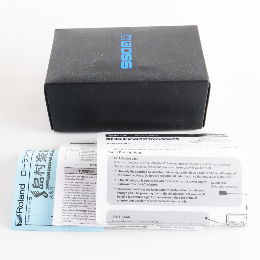 【中古】ディストーション エフェクター BOSS DS-1X Distortion ギターエフェクター 付属品
