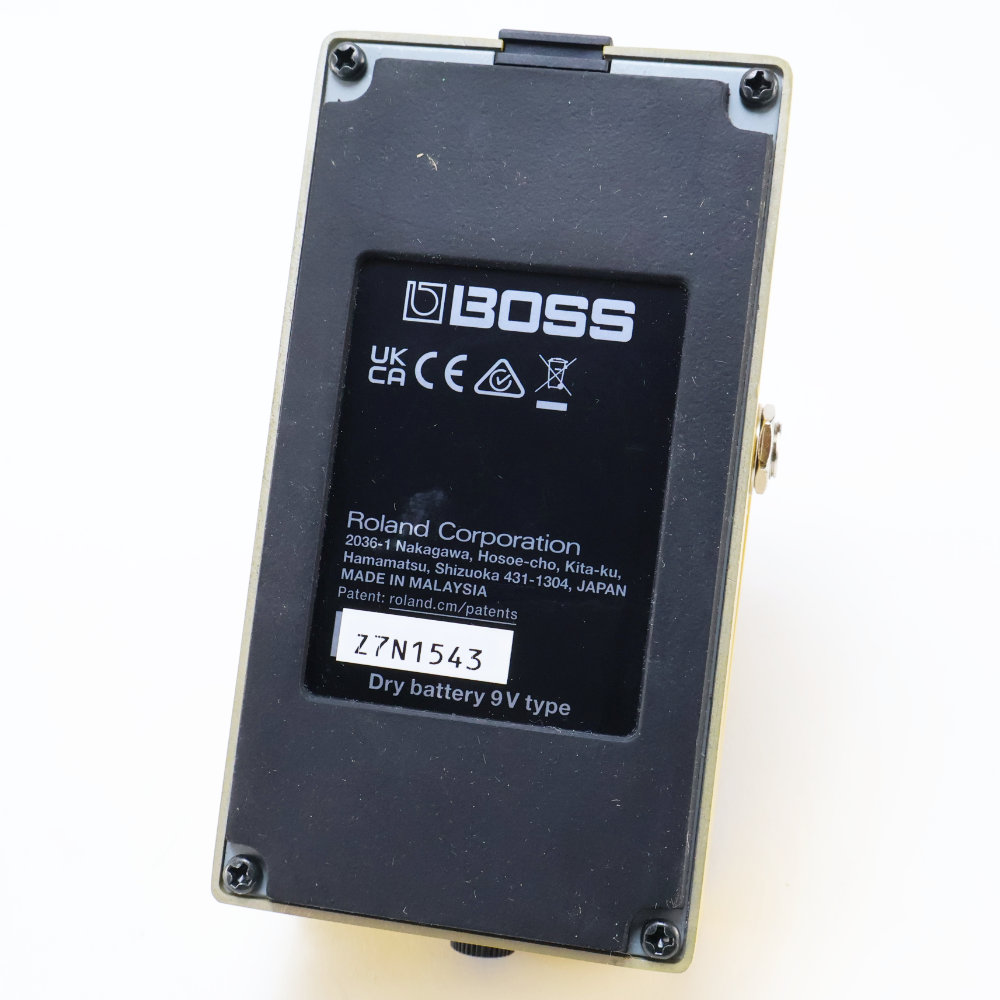 【中古】 ベースオーバードライブ エフェクター BOSS ODB-3 Bass OverDrive ベースエフェクター 本体画像 裏 