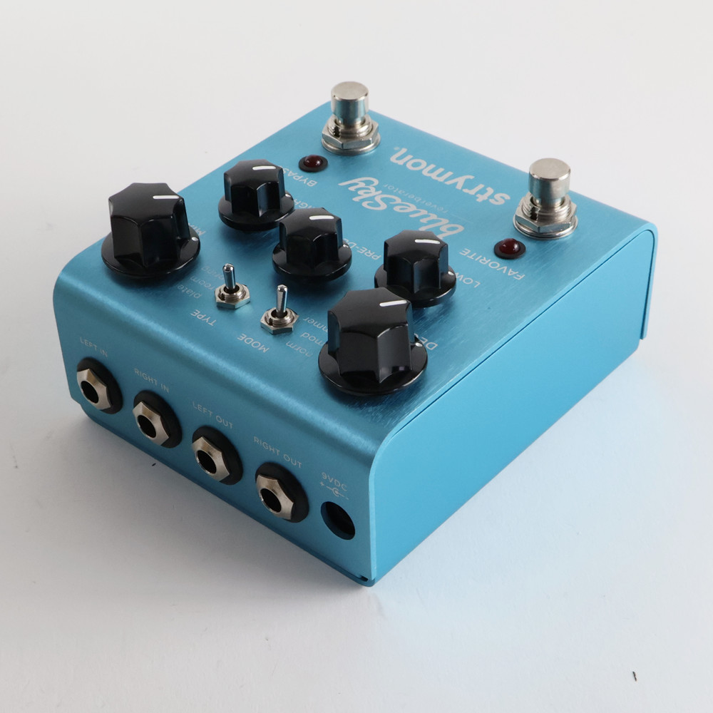 【中古】リバーブ strymon blueSky Gen1 リバーブ ストライモン ギターエフェクター 側面