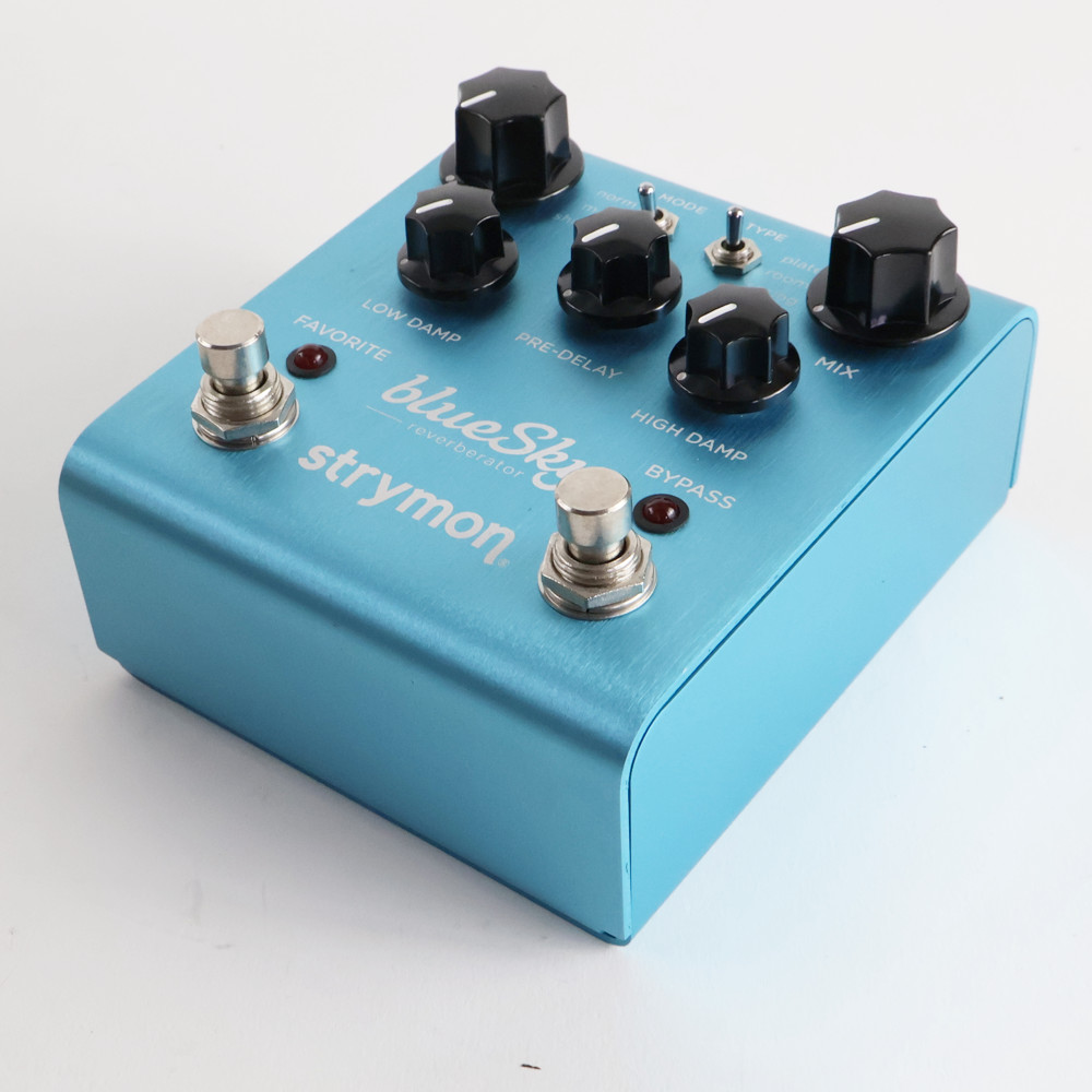 【中古】リバーブ strymon blueSky Gen1 リバーブ ストライモン ギターエフェクター 側面