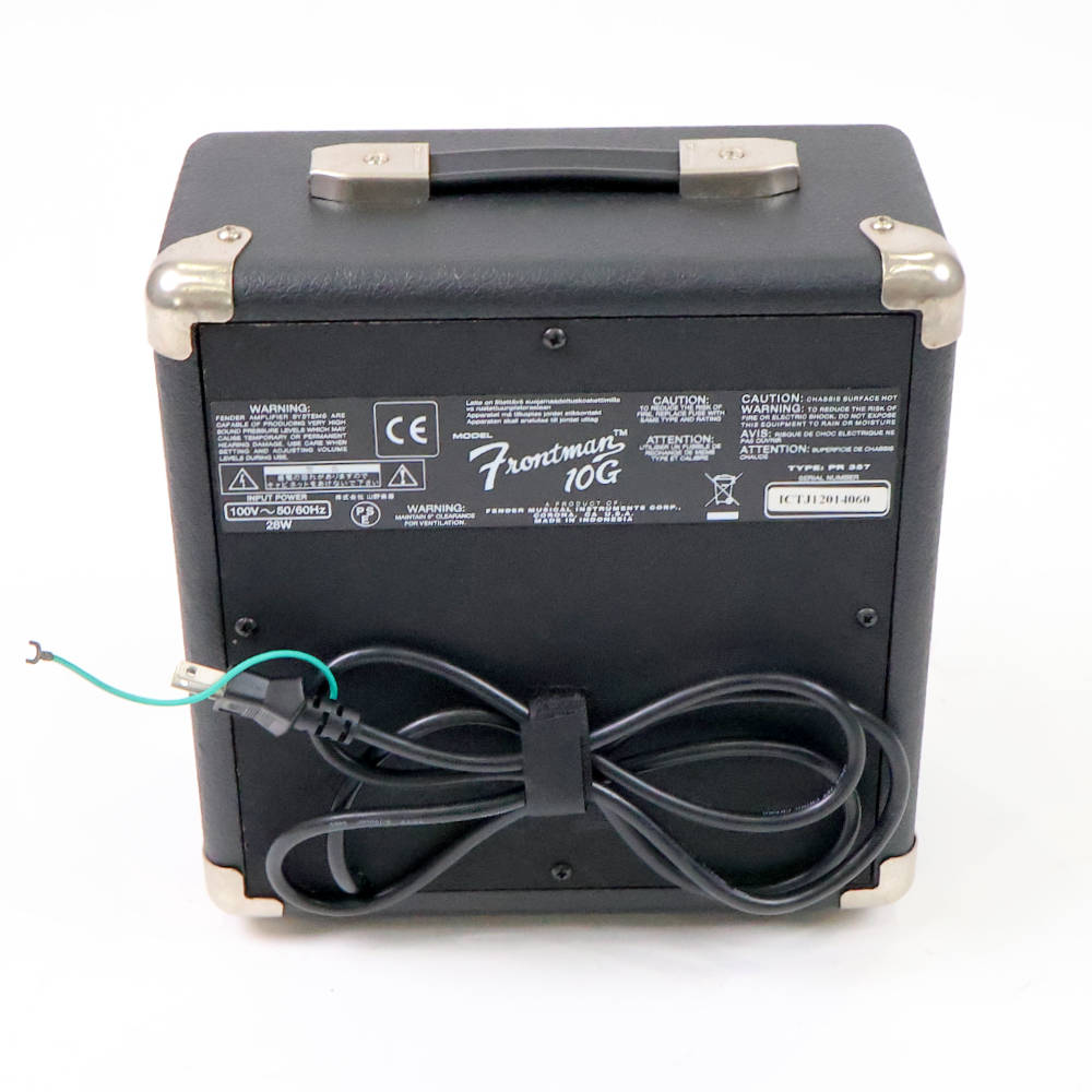 【中古】 ギターアンプ フェンダー Fender Frontman 10G ギターアンプ コンボ 裏面