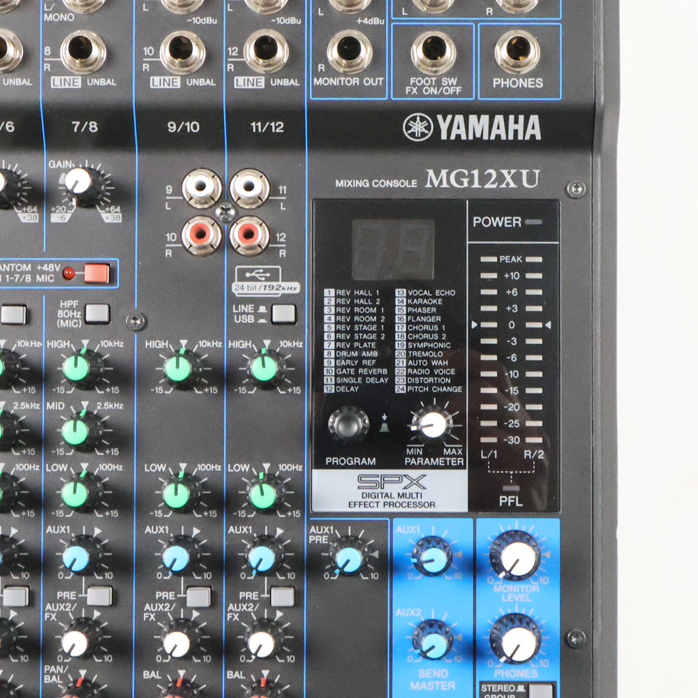 【中古】 ヤマハ YAMAHA MG12XU ミキサー ディスプレイ