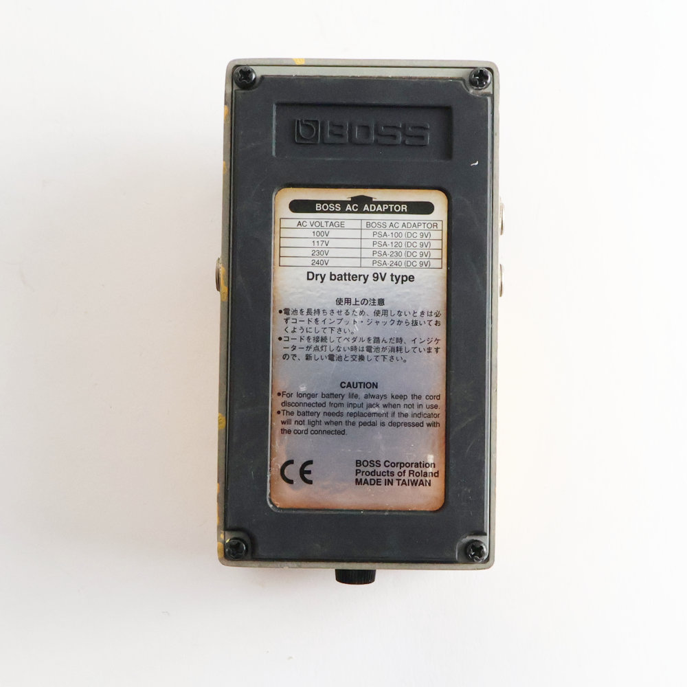 【中古】 アコースティックシミュレーター エフェクター BOSS AC-2 Acoustic Simulator ギターエフェクター 裏面