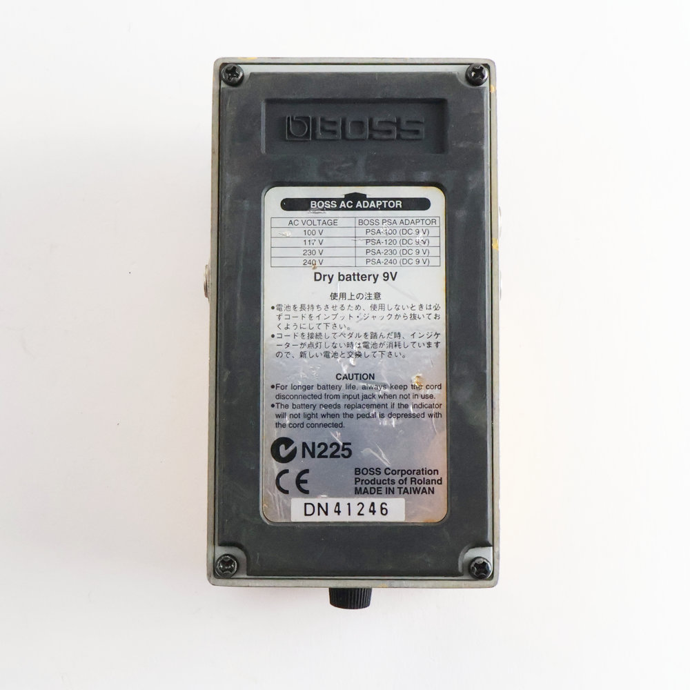 【中古】 アコースティックシミュレーター エフェクター BOSS AC-2 Acoustic Simulator ギターエフェクター 裏面