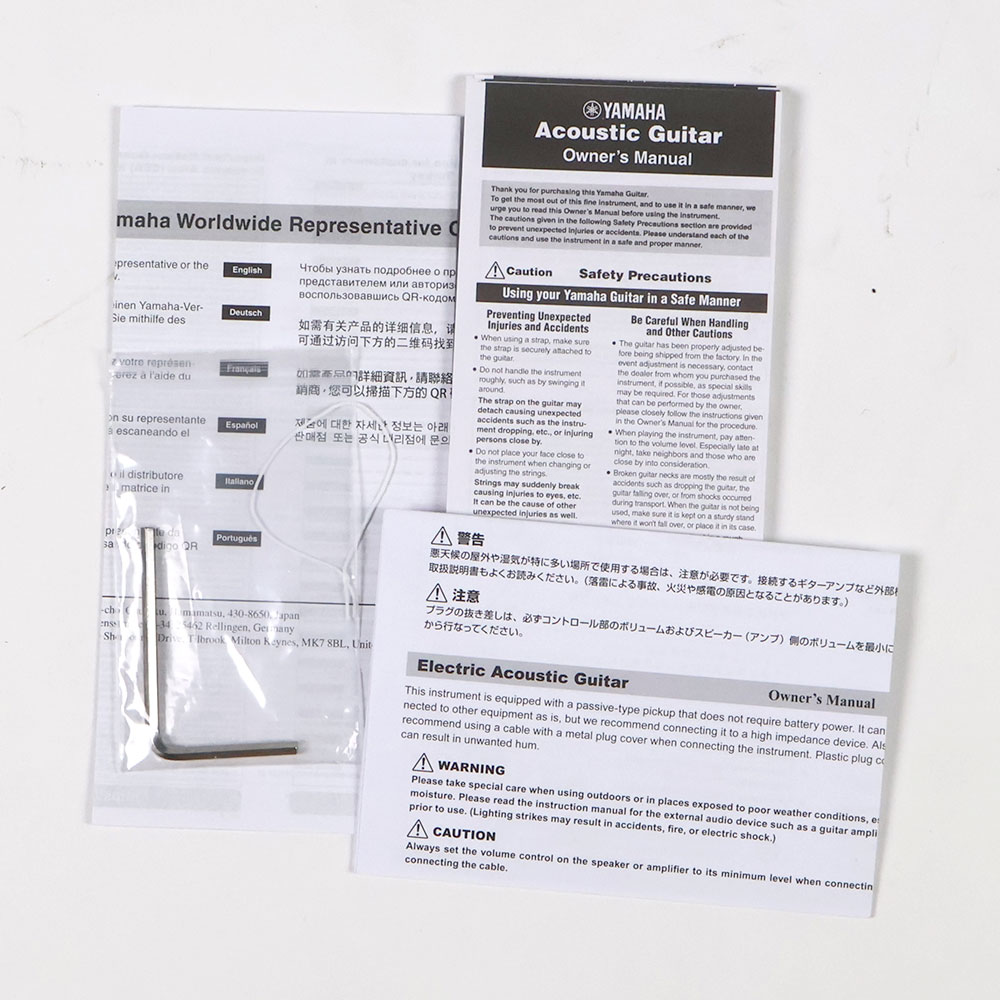 【中古】 ヤマハ YAMAHA STORIA I エレクトリックアコースティックギター 付属品