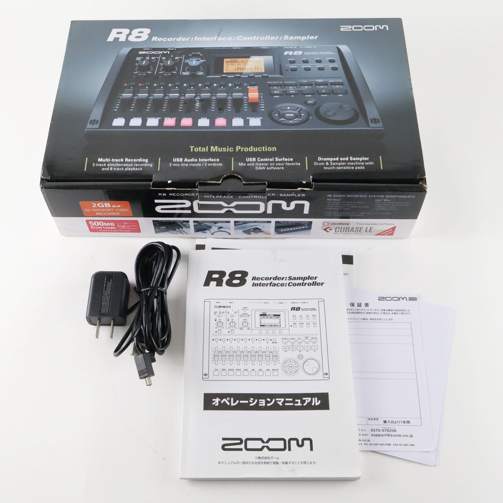 【中古】 デジタルレコーダー ZOOM R8 ズーム 付属品
