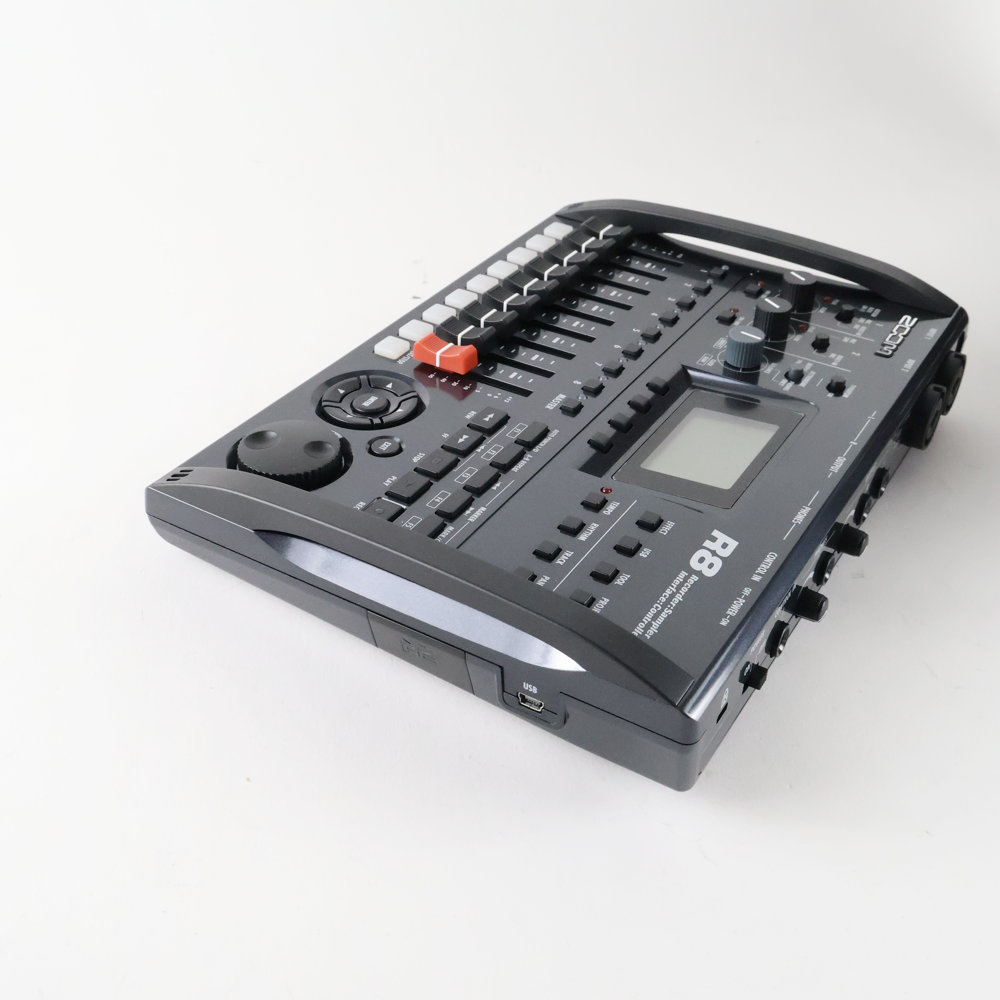 【中古】 デジタルレコーダー ZOOM R8 ズーム 側面