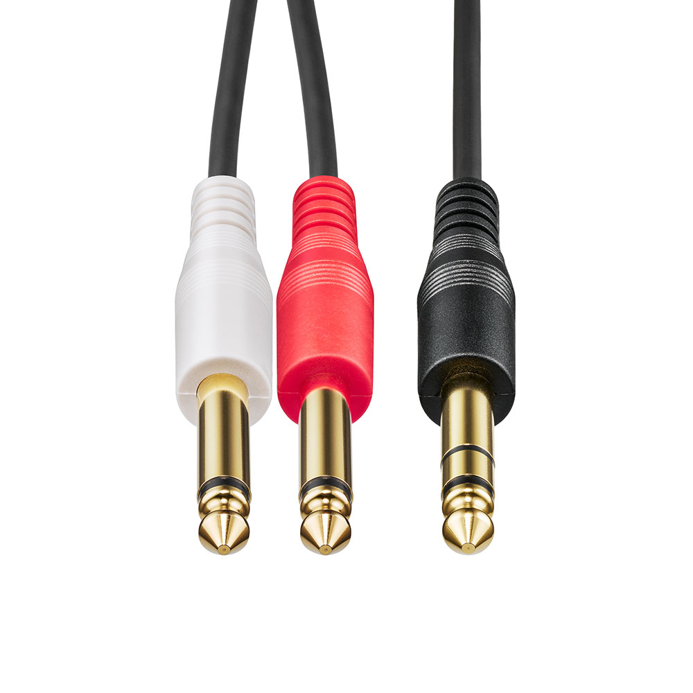 AUDIO-TECHNICA オーディオテクニカ AT-MI84/1.5 モノラルフォン×2-ステレオフォン 1.5m オーディオケーブル プラグ