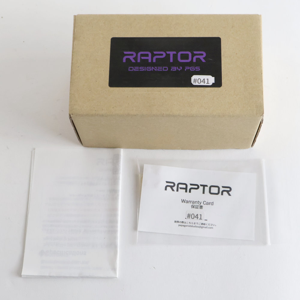 【中古】 ディストーション Papa Goriot Studios RAPTOR 付属品