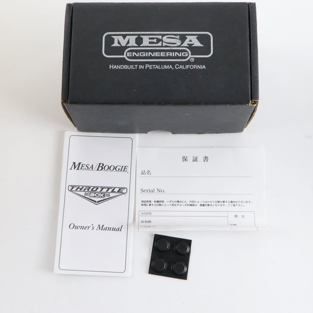 【中古】 ディストーション エフェクター MESA/BOOGIE THROTTLE BOX ギターエフェクター 付属品