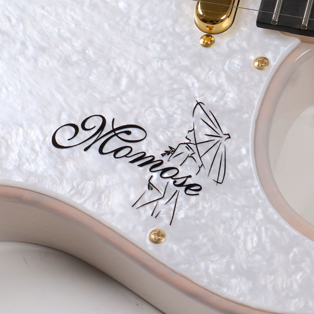 MOMOSE モモセ Limited Model MT-SKR 26/E EQS FZR-G WHITE PEARL ピックガード仕様 エレキギター ピックガード