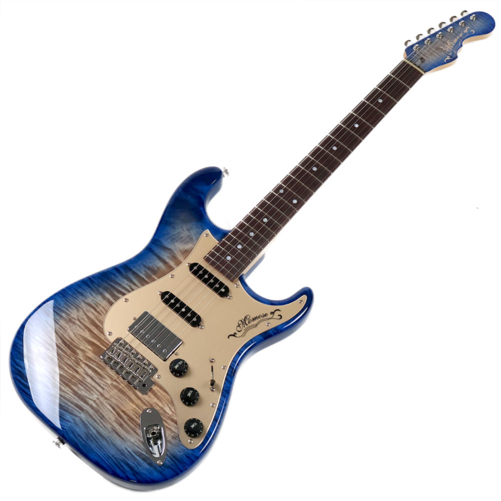 MOMOSE モモセ Limited Model MC-TOCHI 26/E EQS BLU-B GOLD MATTE ピックガード仕様 エレキギター