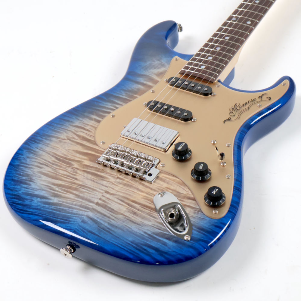 MOMOSE モモセ Limited Model MC-TOCHI 26/E EQS BLU-B GOLD MATTE ピックガード仕様 エレキギター トップ