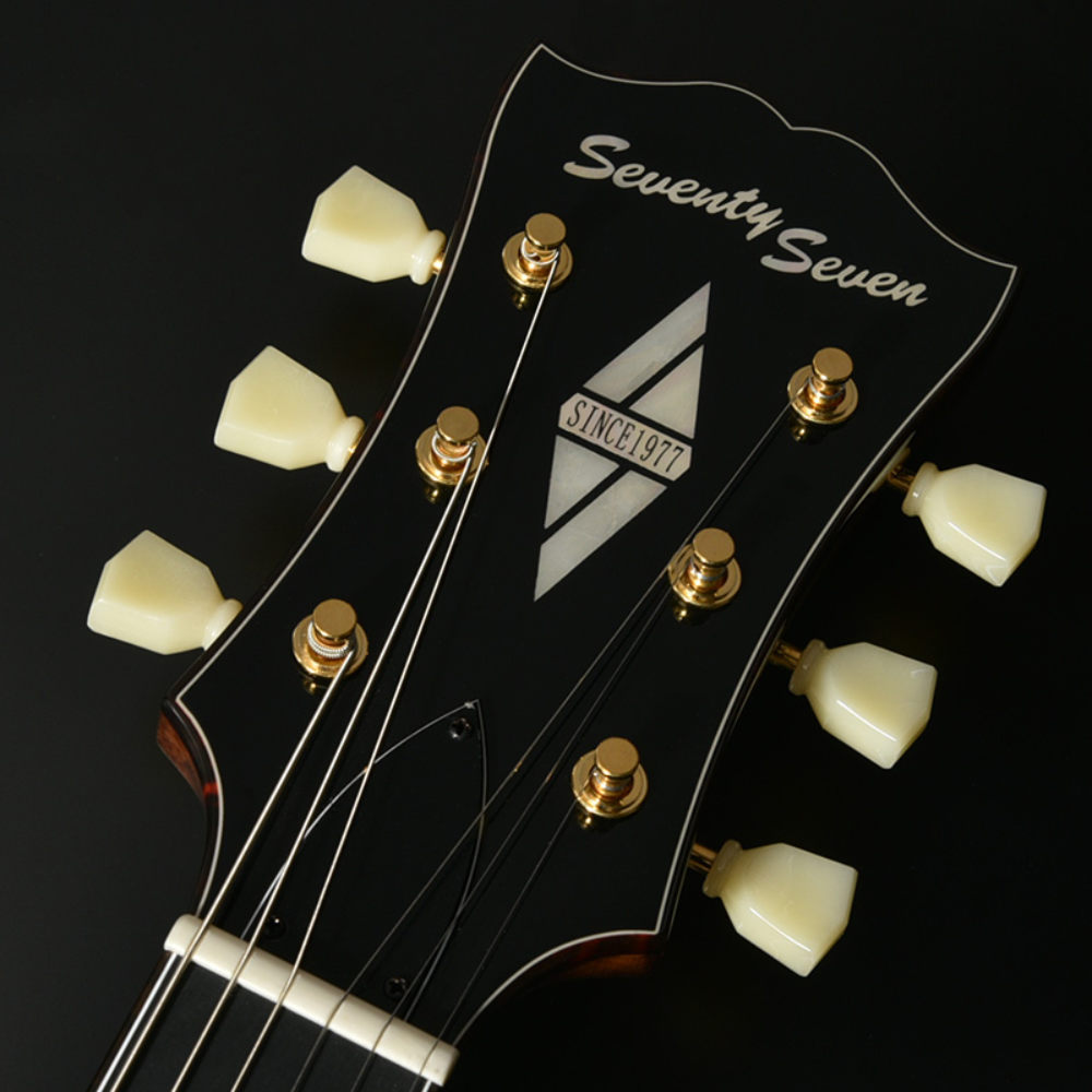 SeventySeven Guitars セブンティセブンギターズ STORK-STD-JT AR セミアコースティックギター エレキギター セミアコ セミホロウ 77 ヘッド部
