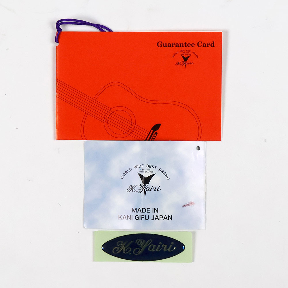 【中古】 アコースティックギター K.Yairi YSL-1 SB 2002年製 Kヤイリ アコギ 日本製 付属品