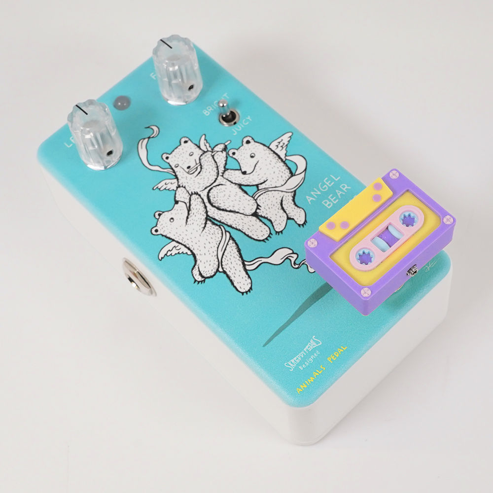 Mr.MojoFx ミスターモジョエフエックス Cassette Topper フットスイッチハット フットスイッチカバー 1個入 使用例画像