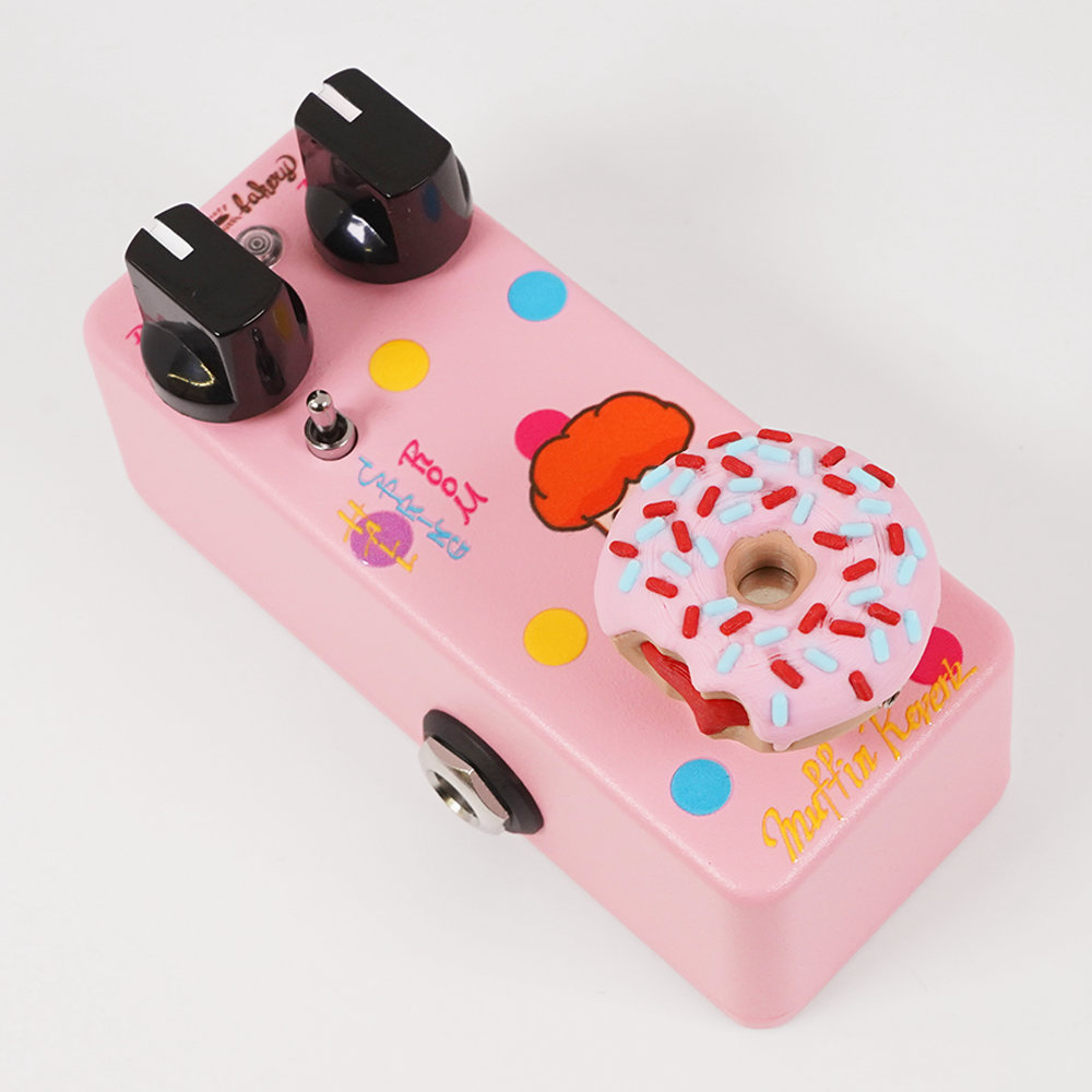 Mr.MojoFx ミスターモジョエフエックス Donut Topper フットスイッチハット フットスイッチカバー 1個入 使用例画像