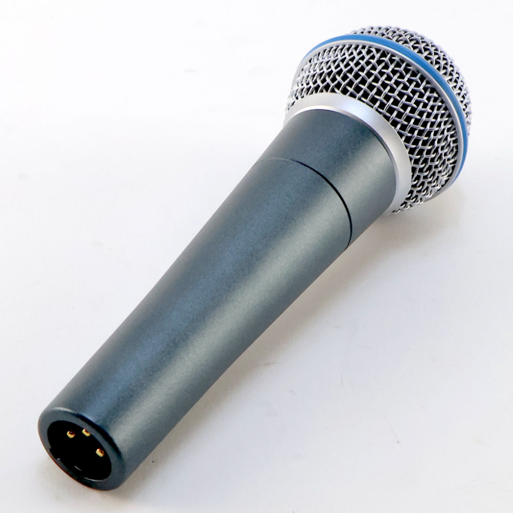 【中古】 マイク ダイナミックマイク シュアー SHURE BETA58A シュア マイクロフォン ベータゴッパ ハンドル側