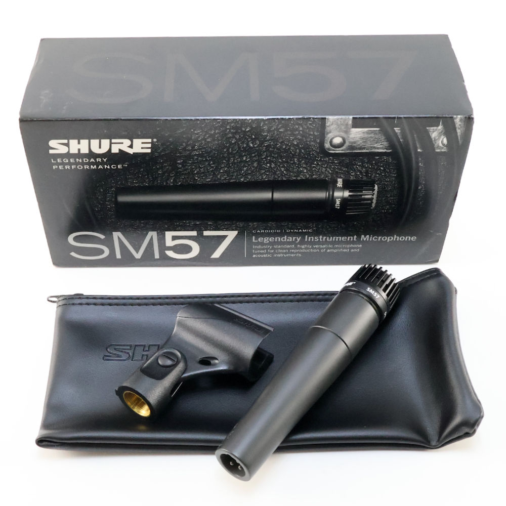 【中古】 マイク ダイナミックマイク 楽器用 SHURE SM57 シュアー 57 ゴーナナ シュア