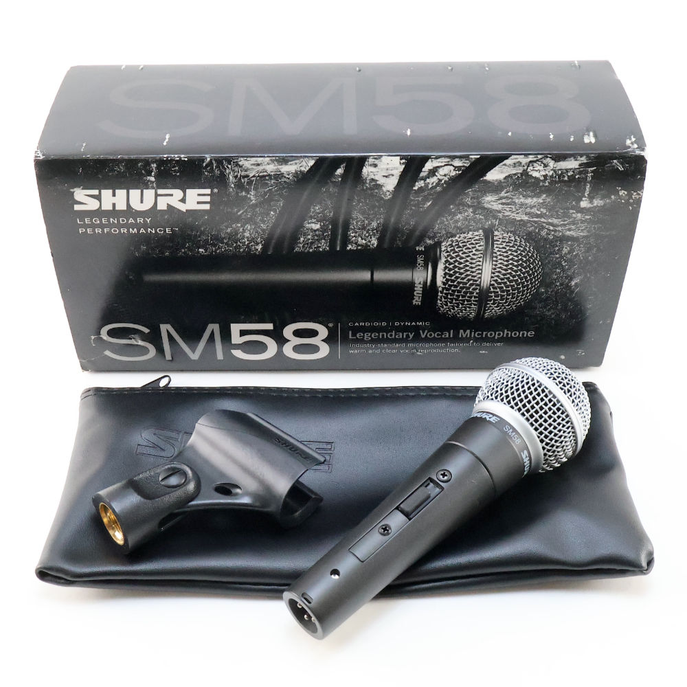 【中古】 マイク ダイナミックマイク SHURE SM58SE スイッチ付き シュアー 58 ゴッパ シュア