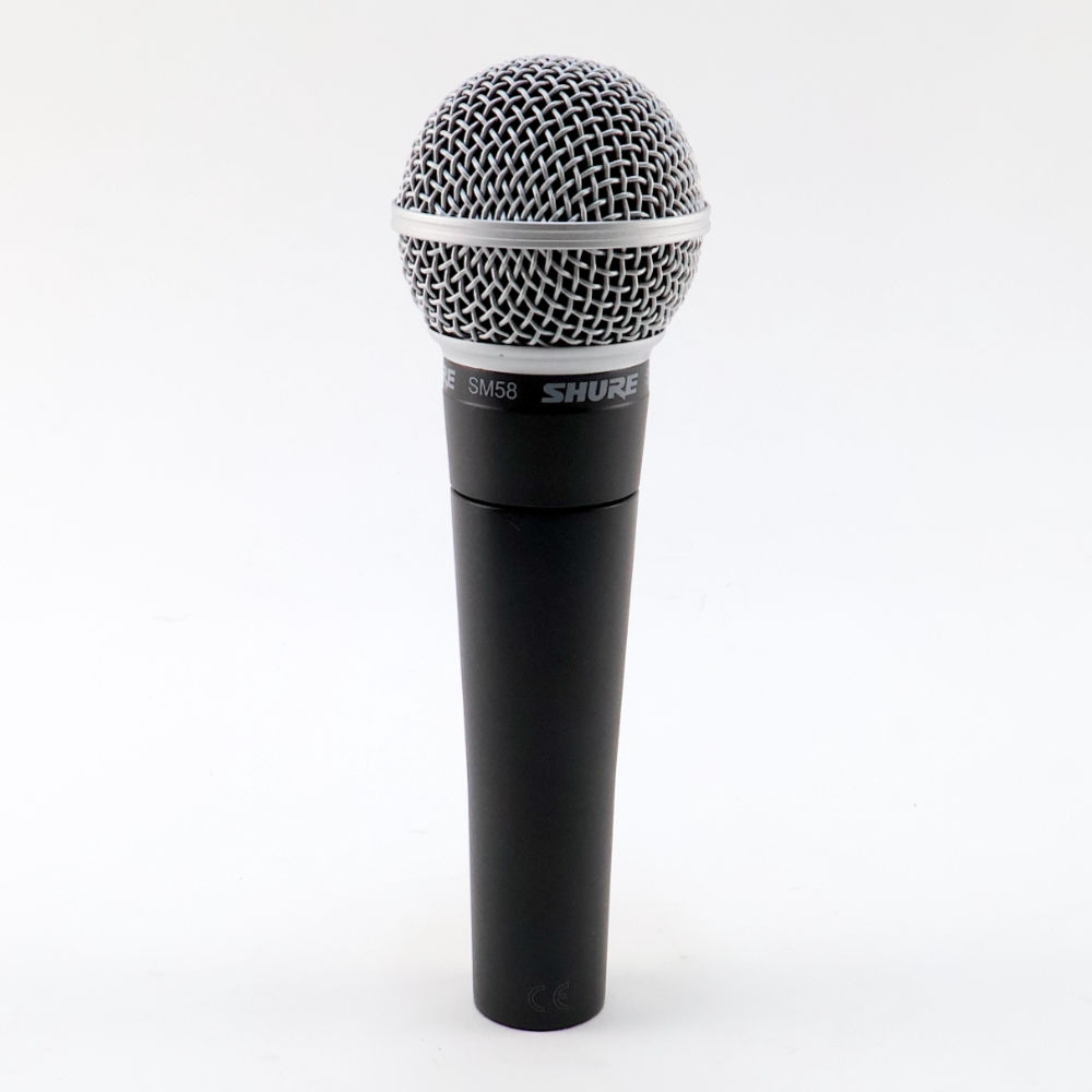 【中古】 マイク ダイナミックマイク SHURE SM58SE スイッチ付き シュアー 58 ゴッパ シュア 背面