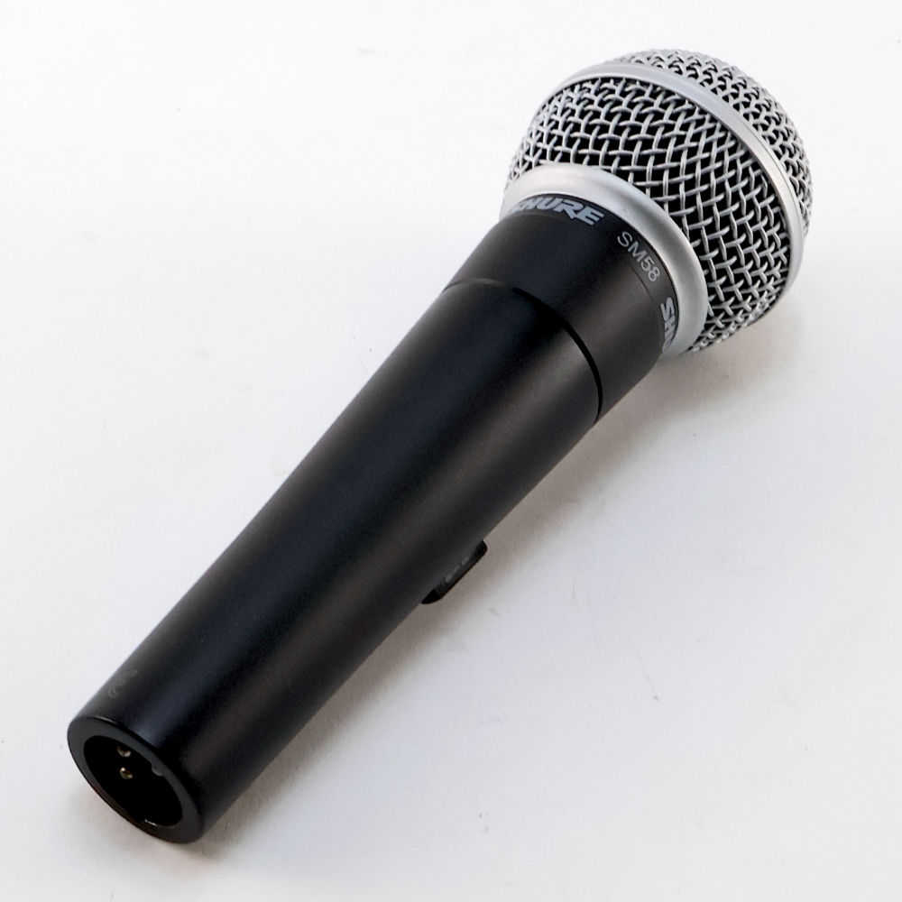 【中古】 マイク ダイナミックマイク SHURE SM58SE スイッチ付き シュアー 58 ゴッパ シュア ハンドル側
