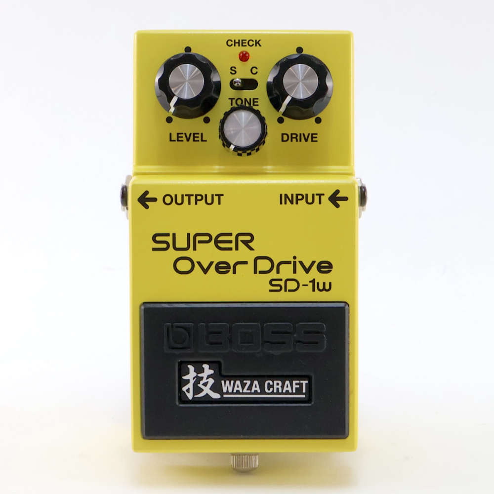 【中古】 エフェクター BOSS SD-1W SUPER OVER DRIVE WAZA CRAFTシリーズ オーバードライブ 技 正面
