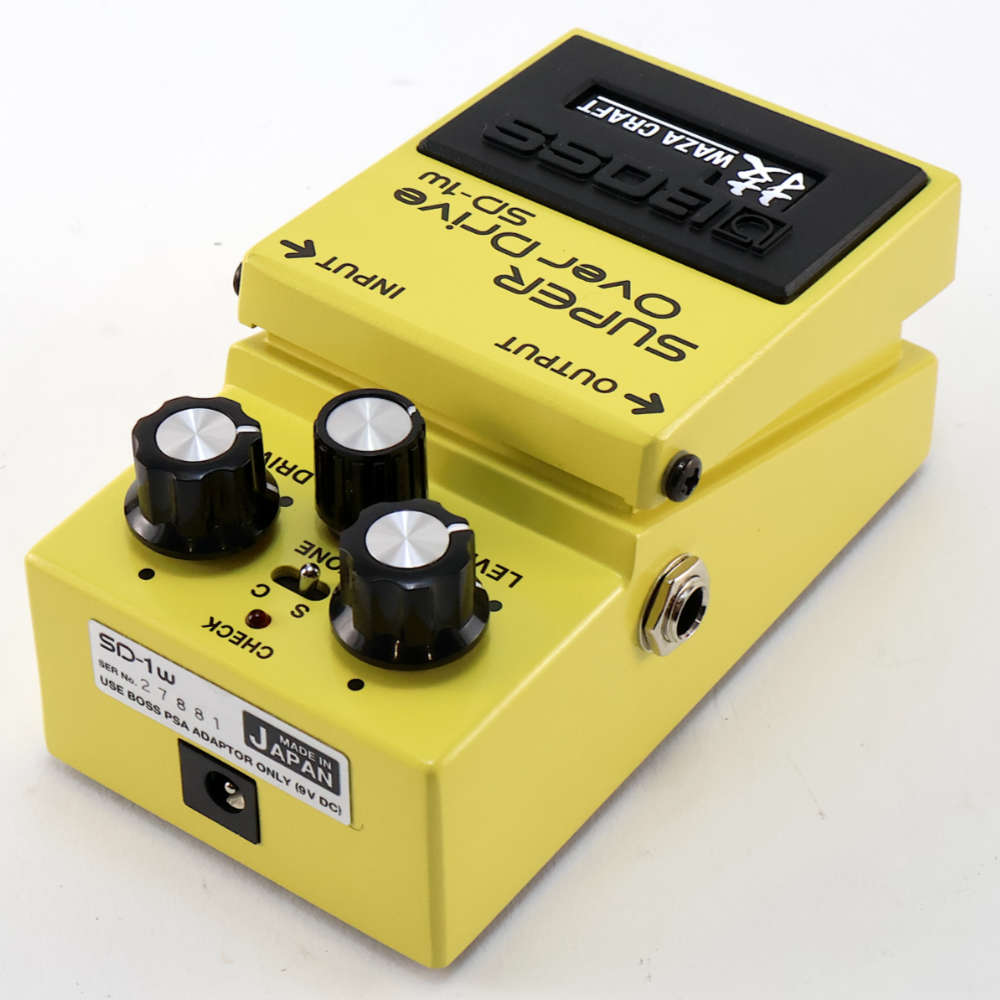 【中古】 エフェクター BOSS SD-1W SUPER OVER DRIVE WAZA CRAFTシリーズ オーバードライブ 技 左サイド