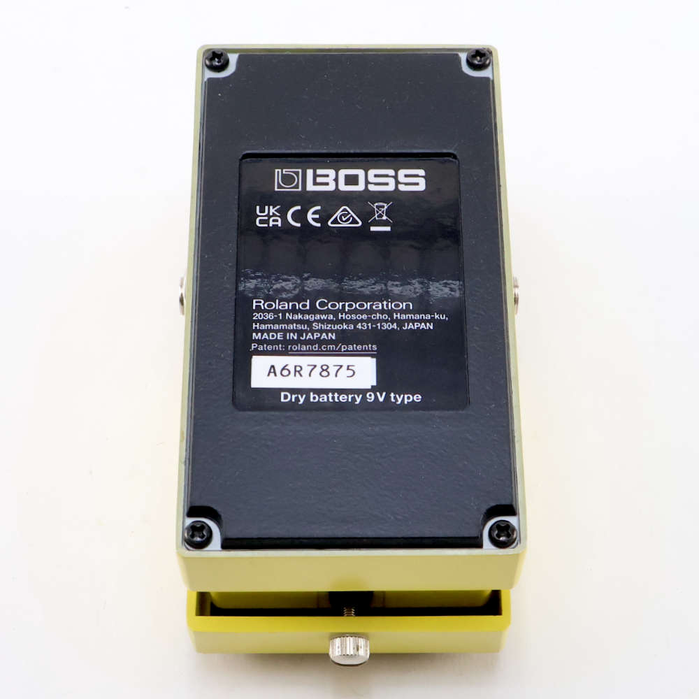 【中古】 エフェクター BOSS SD-1W SUPER OVER DRIVE WAZA CRAFTシリーズ オーバードライブ 技 裏面