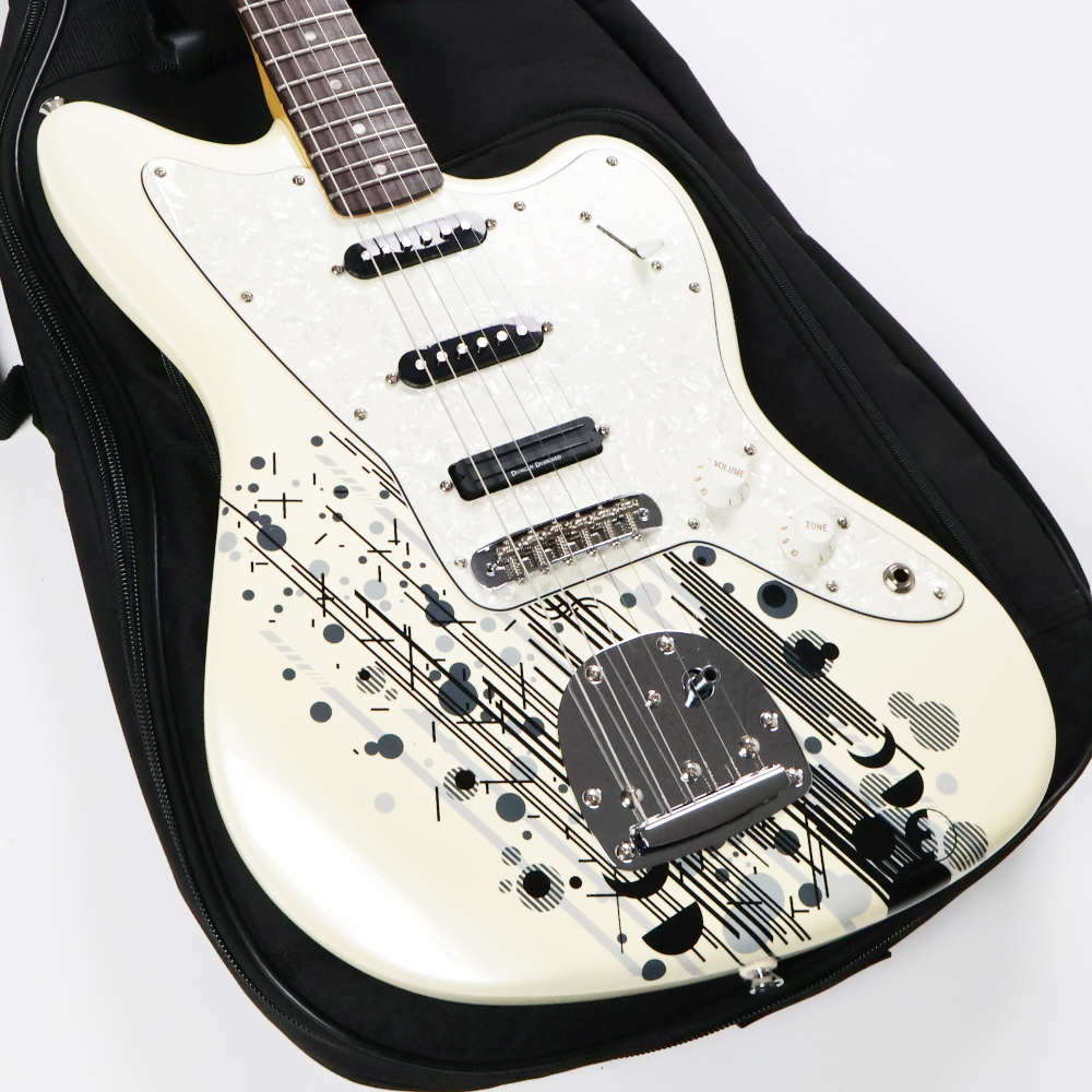 【中古】 Squier by Fender MAMI Jazzmaster PWT Scandal Mami Signature スクワイヤー スキャンダル マミモデル ジャズマスター ボディ画像 