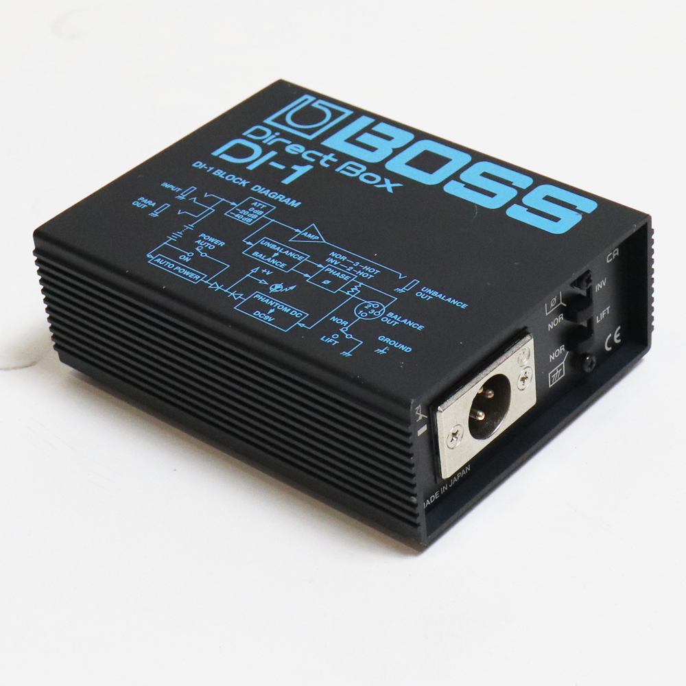 【中古】 ダイレクトボックス DIボックス BOSS DI-1 Direct Box D.Iボックス 側面