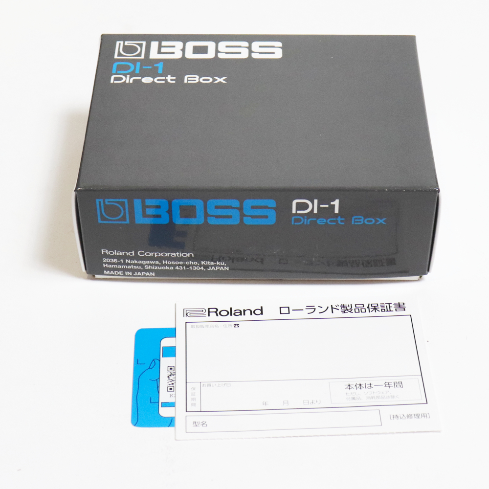【中古】 ダイレクトボックス DIボックス BOSS DI-1 Direct Box D.Iボックス 付属品