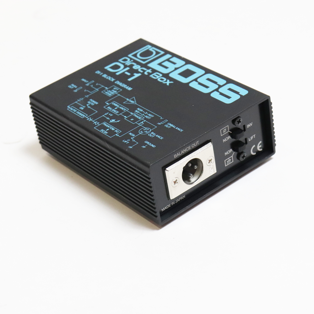 【中古】 ダイレクトボックス DIボックス BOSS DI-1 Direct Box D.Iボックス 側面