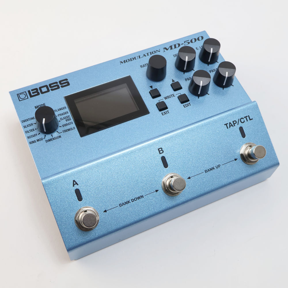 【中古】モジュレーションエフェクター BOSS MD-500 ボス モジュレーションエフェクター 本体画像 斜め 