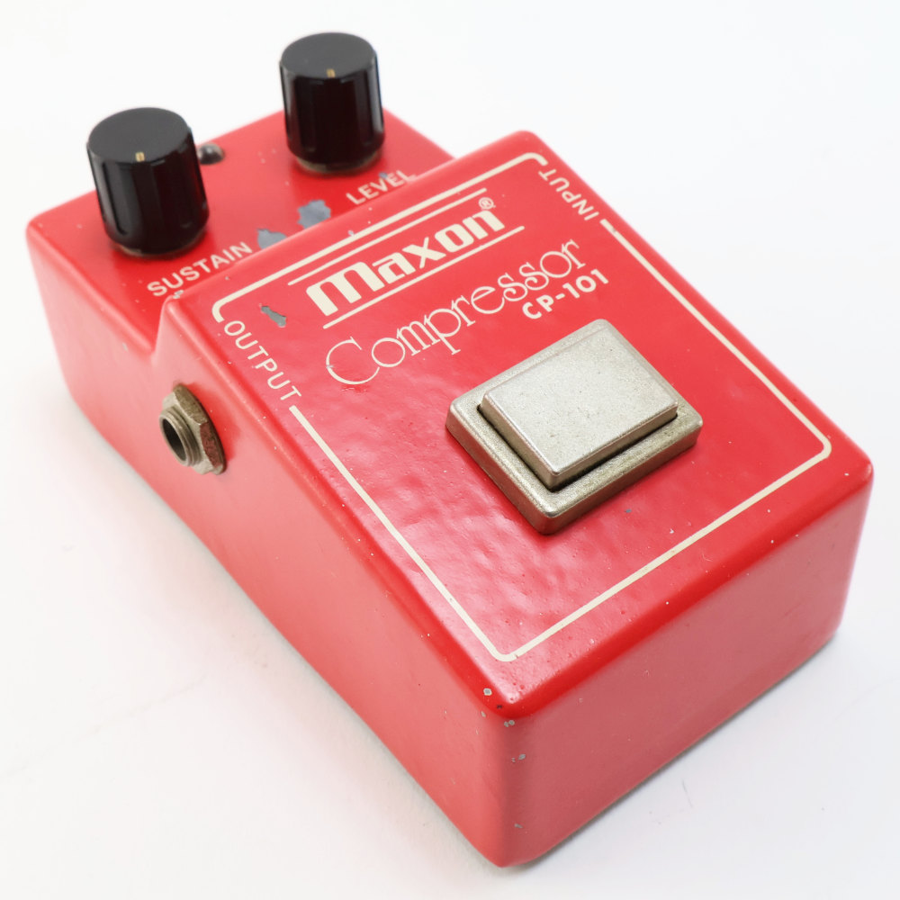 【中古】コンプレッサー エフェクター MAXON CP-101 Compressor ギターエフェクター 本体画像 斜め 