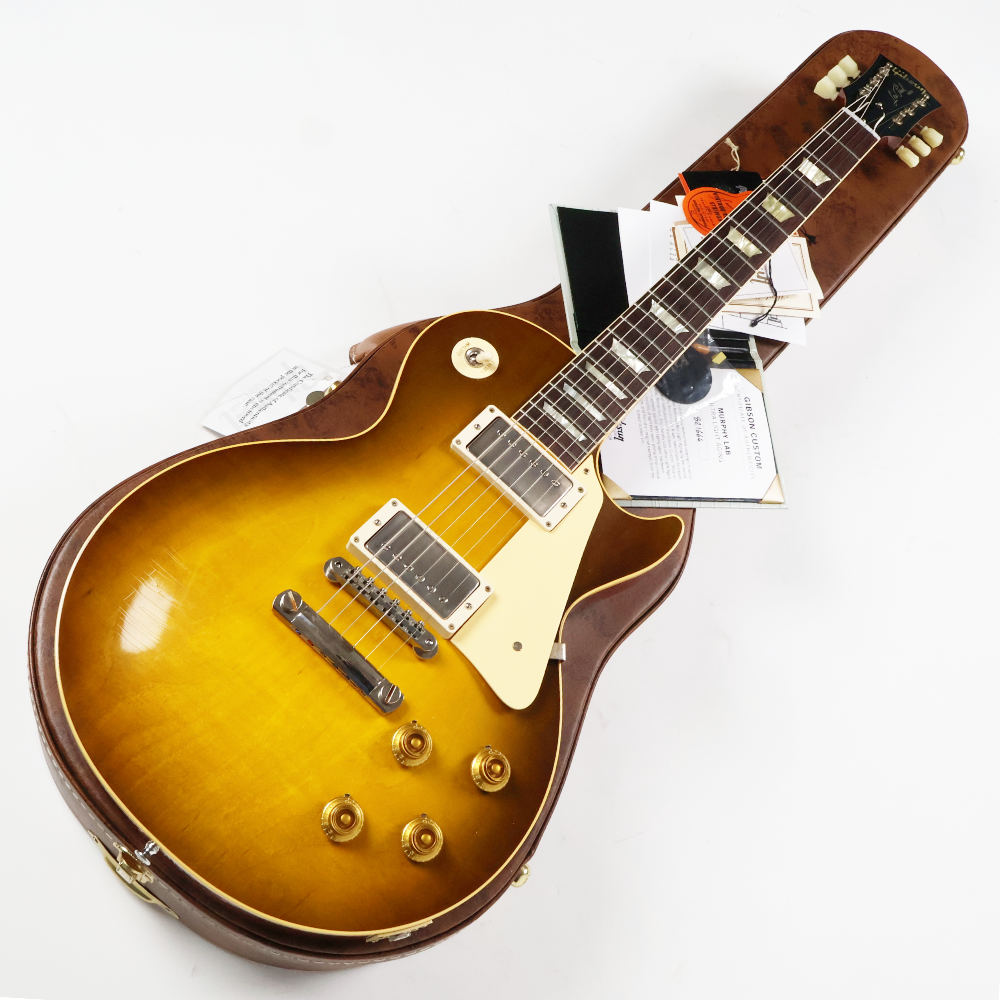 【中古】 エレキギター Gibson Custom Shop Historic Collection Les Paul Standard 1958 Reissue 59 Neck Murphy Lab Ultra Light Aged 2022年製 3.96kg LPR-8 ギブソン マーフィーラボ