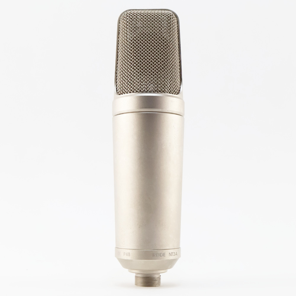 【中古】 マイク コンデンサーマイク RODE ロード NT2-A マイクロフォン 本体画像 裏 