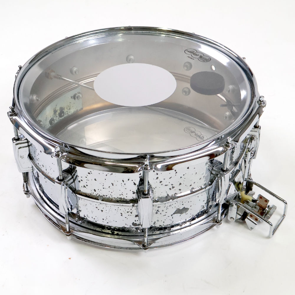 【中古】 スネアドラム ラディック Ludwig LM411 Supersensitive 14×6.5 スネアドラム サイド