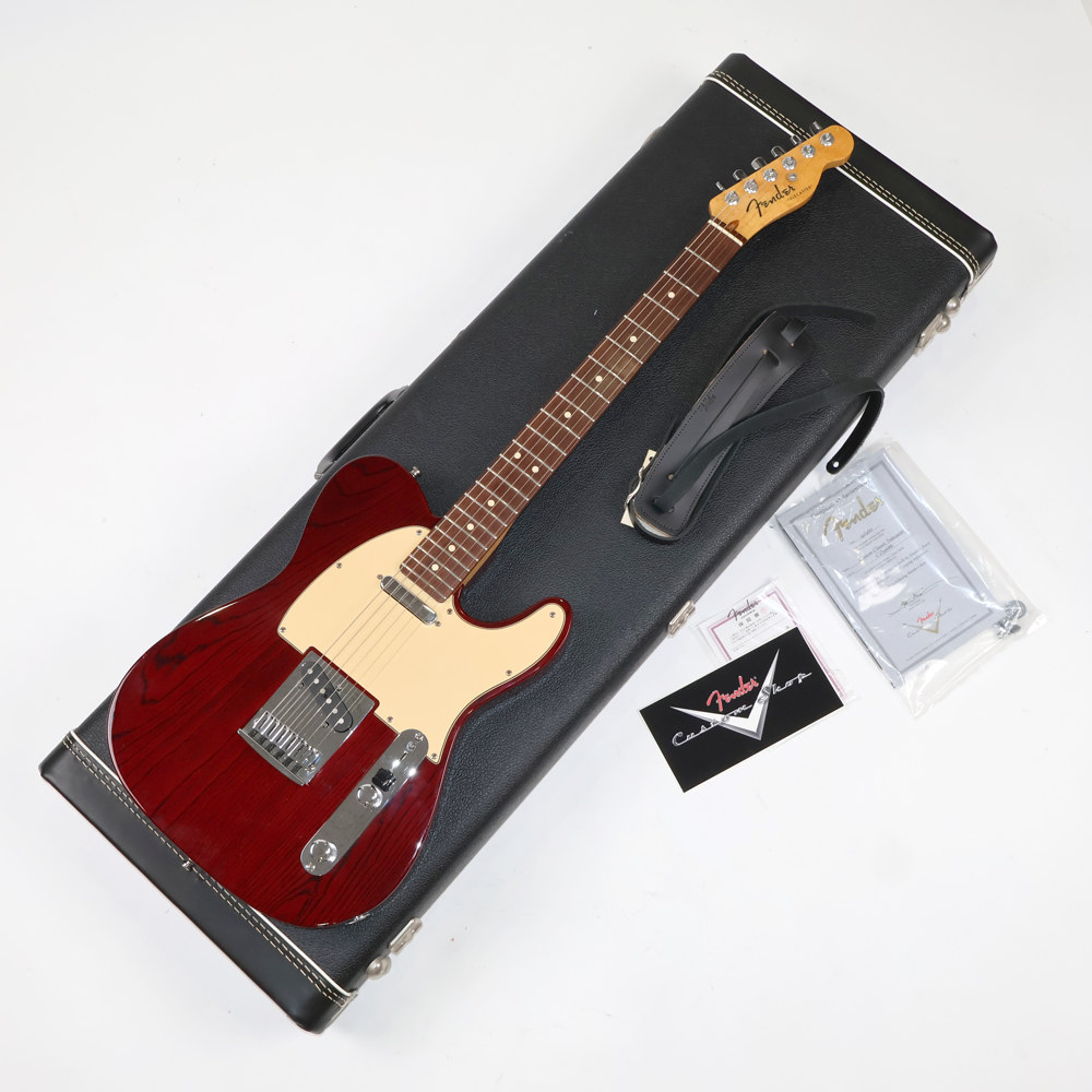 【中古】 エレキギター Fender Custom Shop Custom Classic Telecaster Bing Cherry Transparent Rosewood FingerBoard 2007年製 フェンダー カスタムショップ カスタムクラシックテレキャスター
