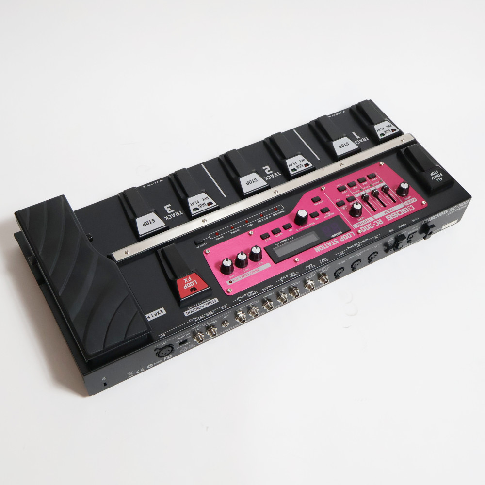 【中古】ルーパー エフェクター BOSS RC-300 Loop Station ループエフェクター 本体画像 斜め