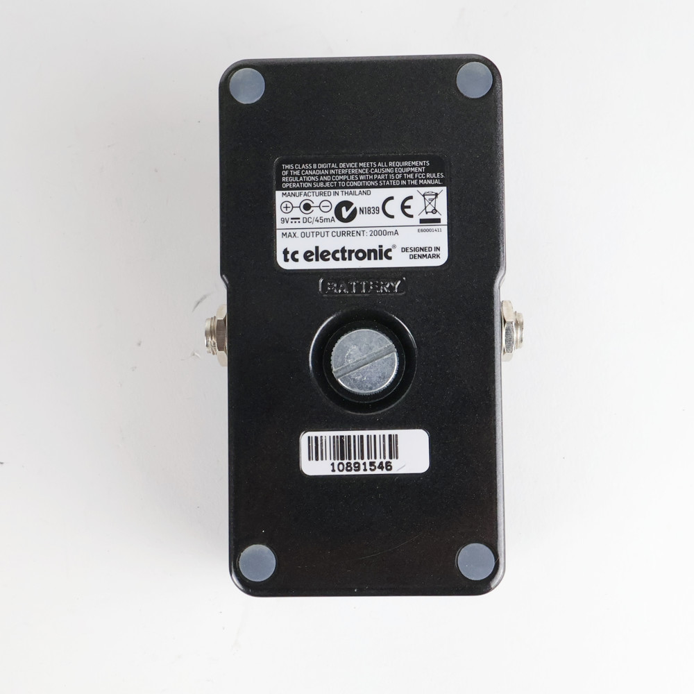 【中古】 ディストーション tc electronic Dark Matter Distortion ギターエフェクター 裏面