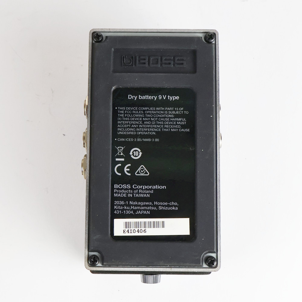 【中古】 BOSS ボス Reverb RV-6 リバーブ エフェクター 裏面